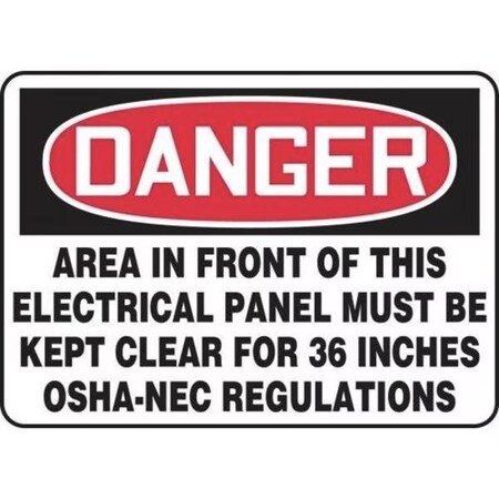 Accuform Danger Sign, MELC001XV MELC001XV